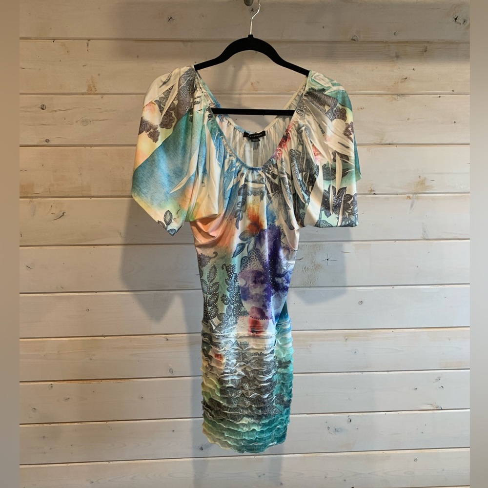 QED London | Patterned Bodycon Dress